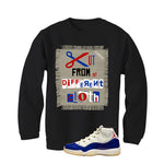 Air Jordan 11 Rare Air Matching T-Shirt, Sweatshirts & Hoodies Black T-Shirt (Cut from a different cloth)| illcurrency