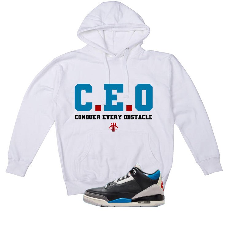 Air Jordan 3 OG Rare Air White T-Shirt (CEO)| illcurrency