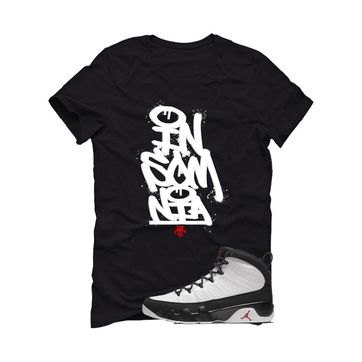 Air Jordan 9 OG Space Jam Matching T-Shirt Black T-Shirt (Insomnia)| illcurrency