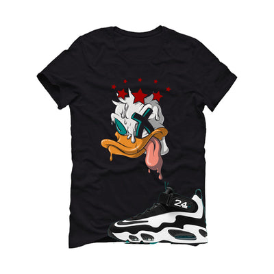 Nike Air Griffey Max 1 Freshwater Matching T-Shirt, Sweatshirts, & Hoodies Black T-Shirt (Ducked Up)| illcurrency
