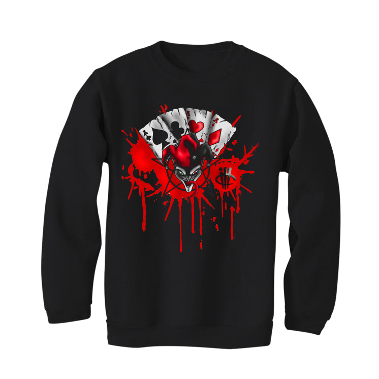 Air Jordan 4 Toro Bravo Matching T-Shirt, Sweatshirts, & Hoodies Black T-Shirt (Joker Cards)| illcurrency