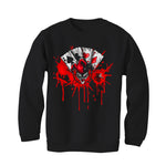 Air Jordan 4 Toro Bravo Matching T-Shirt, Sweatshirts, & Hoodies Black T-Shirt (Joker Cards)| illcurrency
