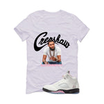 Air Jordan 5 OG 35th Anniversary Matching T-Shirt, Sweatshirts & Hoodies White T-Shirt (Crenshaw)| illcurrency