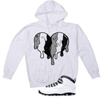 Air Jordan 10 OG Steel White T-Shirt (Heart)| illcurrency
