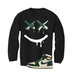 Air Jordan 1 High OG WMNS Fir Matching T-Shirt, Sweatshirts & Hoodies Black T-Shirt (Happy Drip)| illcurrency