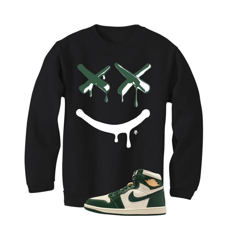 Air Jordan 1 High OG WMNS Fir Matching T-Shirt, Sweatshirts & Hoodies Black T-Shirt (Happy Drip)| illcurrency