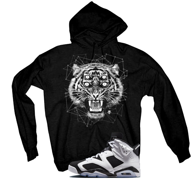 Air Jordan 6 Oreo Matching T-Shirt Black T-Shirt (Four Eyes)| illcurrency