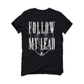 Air Jordan 11 WMNS “Neapolitan” | illcurrency Black T-Shirt (Follow My Lead)