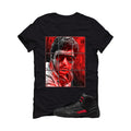 Air Jordan 12 Bloodline Matching T-Shirt, Sweatshirts, & Hoodies Black T-Shirt (Pacino)| illcurrency