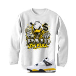 Air Jordan 4 Tour Yellow Matching T-Shirt Paid in Full