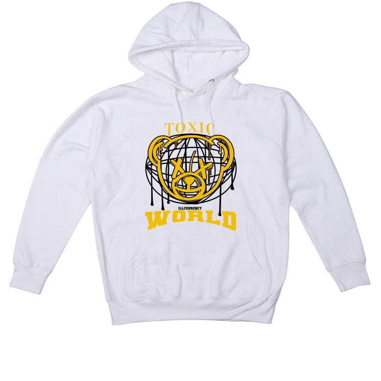 Air Jordan 1 High OG “Yellow Ochre” | illcurrency White T-Shirt (Toxic World)