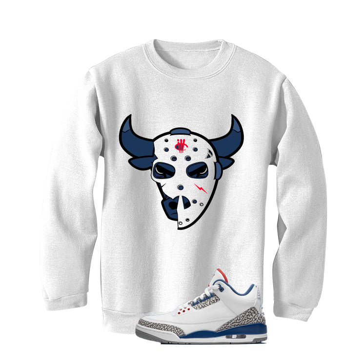 Air Jordan 3 True Blue Matching T-Shirt White T-Shirt (Jason Mask)| illcurrency