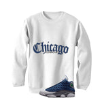 Air Jordan 13 Flint White T-Shirt (Chicago)| illcurrency