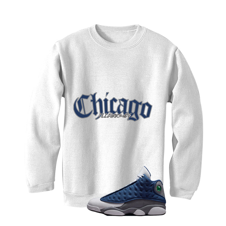 Air Jordan 13 Flint White T-Shirt (Chicago)| illcurrency