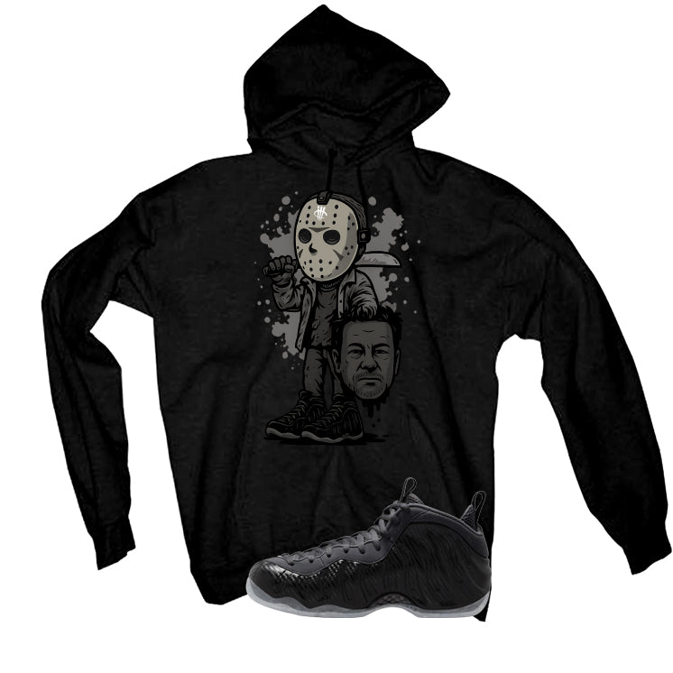 NIKE FOAMPOSITE ONE CARBON FIBER Matching T-Shirt, Sweatshirts & Hoodies Black T-Shirt (Jason)| illcurrency