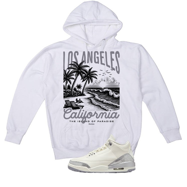 Air Jordan 3 WMNS Sail White T-Shirt (Los Angeles)| illcurrency