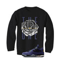 Air Jordan 4 OG Lakers Matching T-Shirt, Sweatshirts & Hoodies Black T-Shirt (The One)