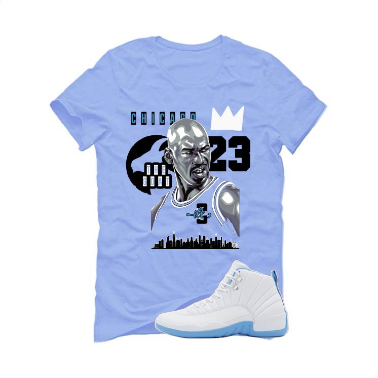Air Jordan 12 Melo Carolina Blue T-Shirt (Goat)| illcurrency
