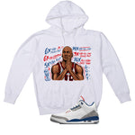 Air Jordan 3 True Blue Matching T-Shirt White T-Shirt (MJ MVP Prayer)| illcurrency