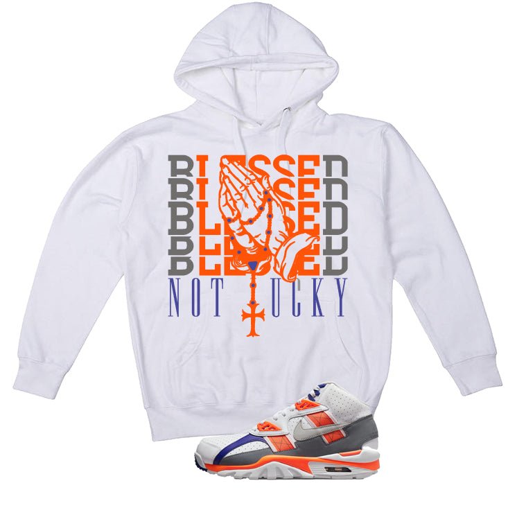 Bo Jackson’s Nike Air Trainer SC Auburn White T-Shirt (Blessed not lucky)| illcurrency