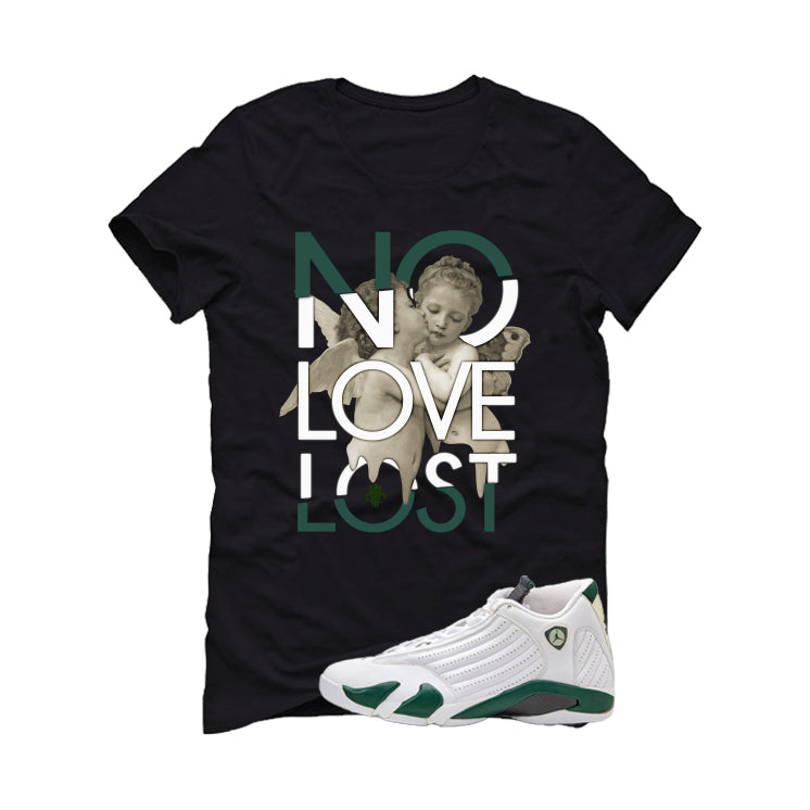 Air Jordan 14 Forest Green Matching T-Shirt No Love Lost