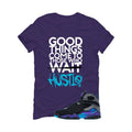 Air Jordan 8 OG Aqua Purple T-Shirt (Good Things)| illcurrency