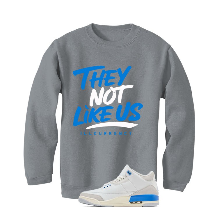 Air Jordan 3 Lucky Shorts Grey T-Shirt (They not like us)| illcurrency