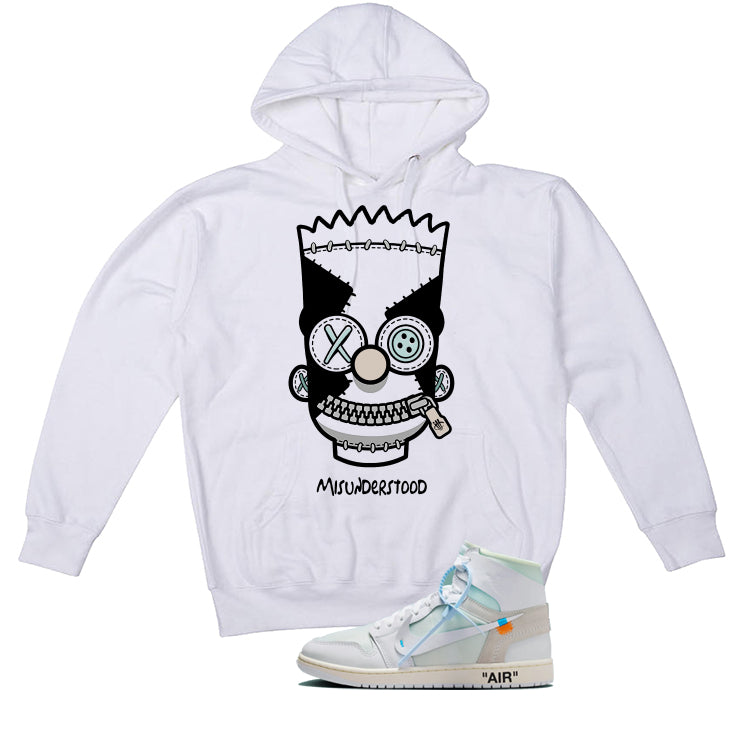 Off-White x Air Jordan 1 High OG Alaska Matching T-Shirt, Sweatshirts & Hoodies White T-Shirt (Misunderstood)| illcurrency