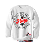 Air Jordan 5 Fire Red Black Tongue White T-Shirt (Haters Catch Up)| illcurrency