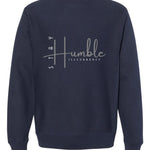 Air Jordan 5 “Georgetown” | illcurrency Navy Blue T-Shirt (Stay Humble)