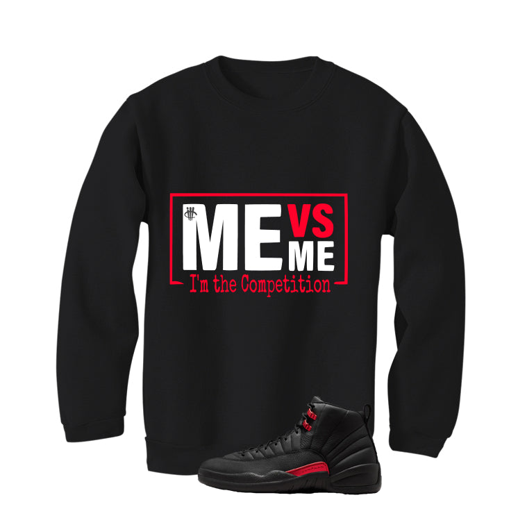 Air Jordan 12 Bloodline Matching T-Shirt, Sweatshirts, & Hoodies Black T-Shirt (Me Vs Me)| illcurrency