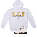 Air Jordan 5 Earth/Metallic Gold White T-Shirt (CEO)| illcurrency