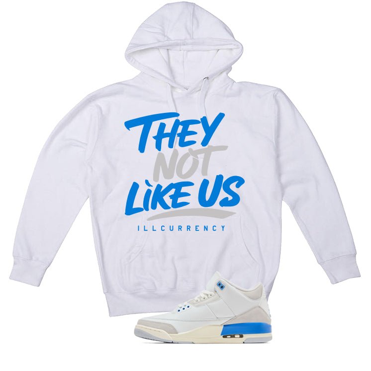 Air Jordan 3 Lucky Shorts White T-Shirt (They not like us)| illcurrency
