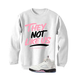 Air Jordan 5 OG 35th Anniversary Matching T-Shirt, Sweatshirts & Hoodies White T-Shirt (They not like us)| illcurrency