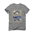 Air Jordan 5 “Georgetown” | illcurrency Grey T-Shirt (Cut from a different cloth)