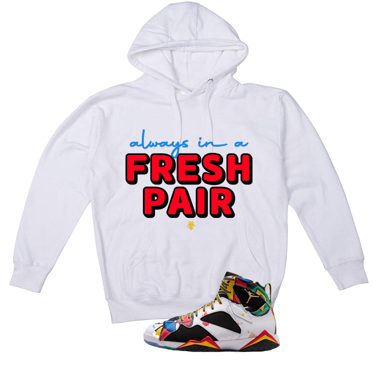 Air Jordan 7 Miro Matching T-Shirt White T-Shirt (Fresh Pair)| illcurrency
