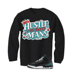 Air Jordan 3 GS Moto Black T-Shirt (Hustle By Any Means)| illcurrency