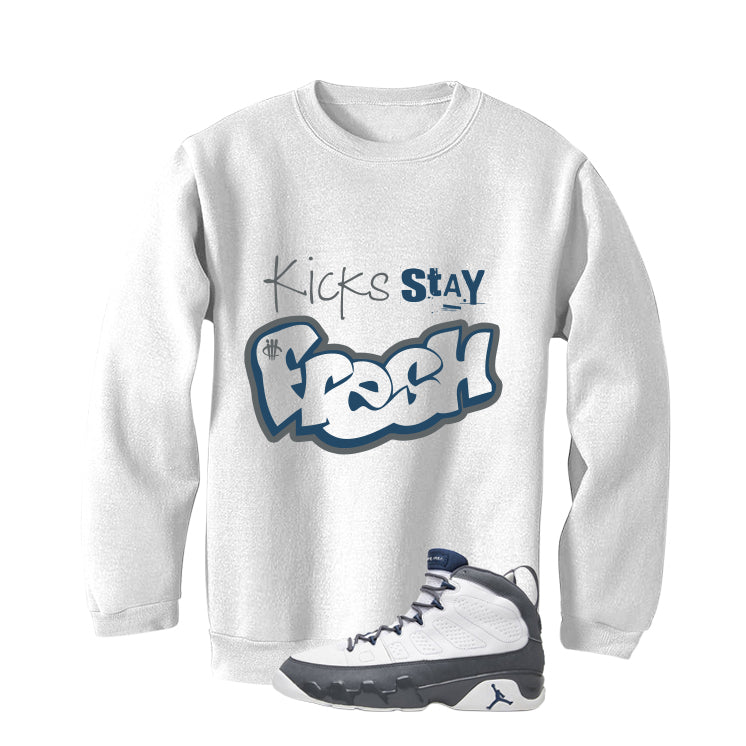 Air Jordan 9 Flint Grey Matching T-Shirt, Sweatshirts & Hoodies White T-Shirt (Kicks stay fresh)| illcurrency