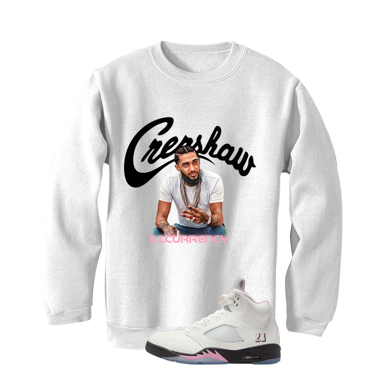 Air Jordan 5 OG 35th Anniversary Matching T-Shirt, Sweatshirts & Hoodies White T-Shirt (Crenshaw)| illcurrency