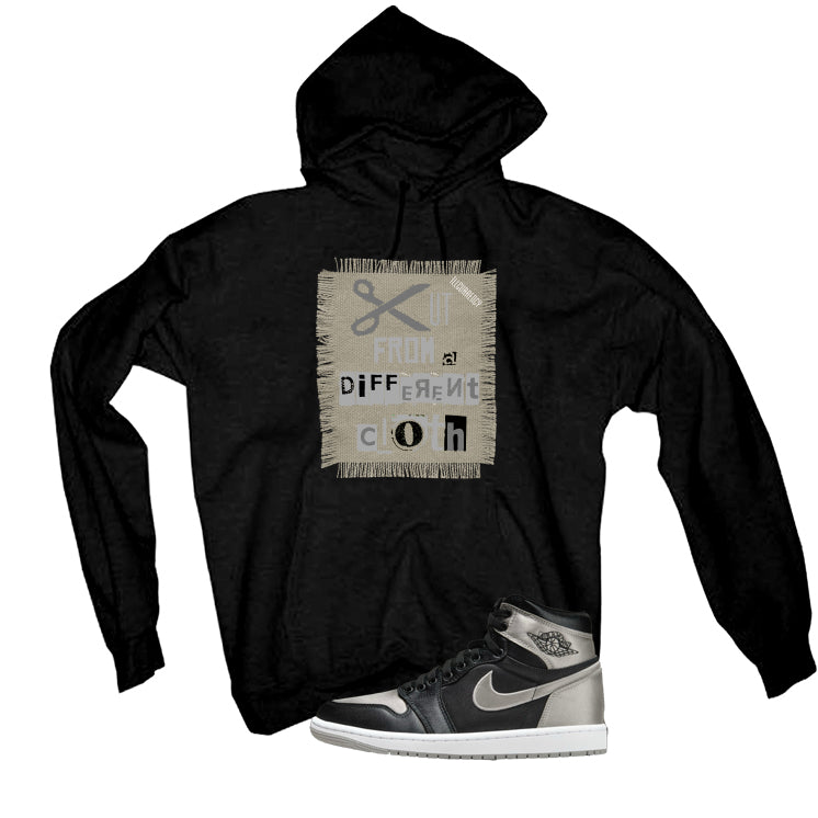 Air Jordan 1 High OG WMNS Satin Shadow Black T-Shirt (Cut from a different cloth)| illcurrency