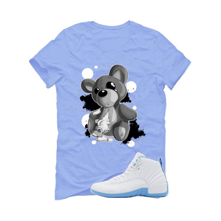 Air Jordan 12 Melo Carolina Blue T-Shirt (Big Teddy)| illcurrency