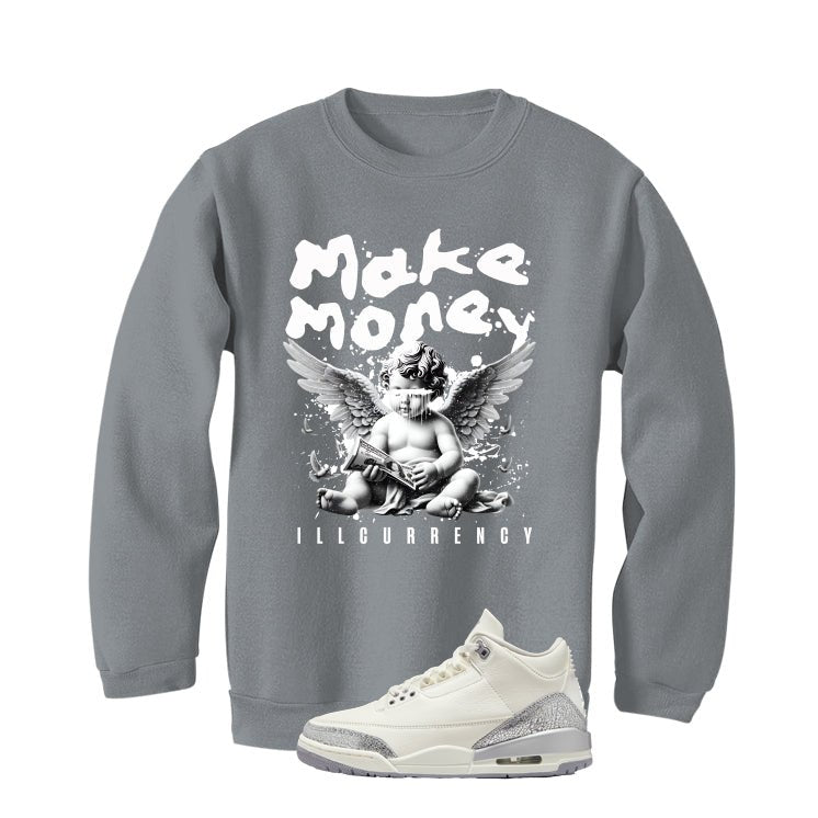 Air Jordan 3 WMNS Sail Grey T-Shirt (Make Money)| illcurrency