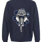 Air Jordan 5 “Georgetown” | illcurrency Navy Blue T-Shirt (Elephant)