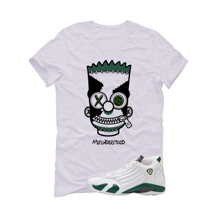 Air Jordan 14 Forest Green Matching T-Shirt Misunderstood