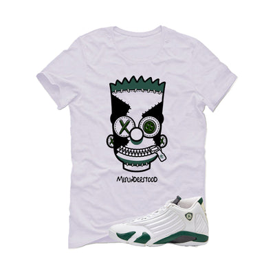 Air Jordan 14 Forest Green Matching T-Shirt Misunderstood