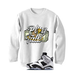 Air Jordan 6 Oreo Matching T-Shirt White T-Shirt (Plug Talk)| illcurrency