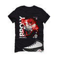 Air Jordan 9 OG Space Jam Matching T-Shirt Black T-Shirt (Broly)| illcurrency