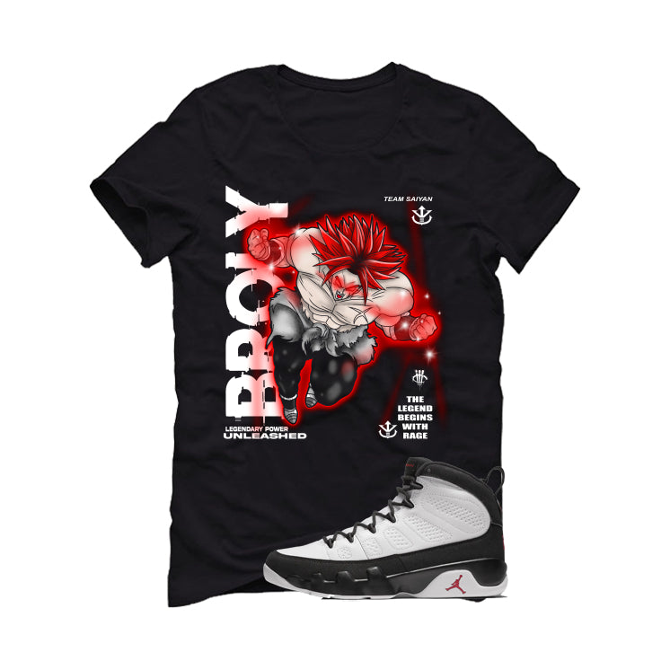 Air Jordan 9 OG Space Jam Matching T-Shirt Black T-Shirt (Broly)| illcurrency