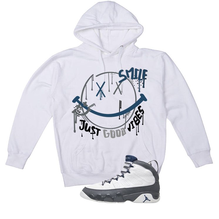 Air Jordan 9 Flint Grey Matching T-Shirt, Sweatshirts & Hoodies White T-Shirt (Smile)| illcurrency