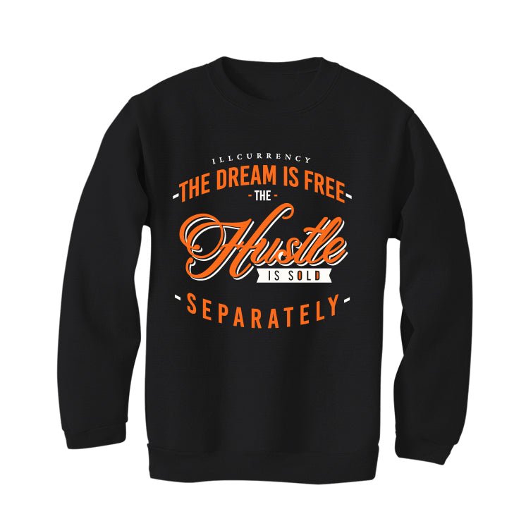 Air Jordan 12 “Brilliant Orange” Black T-Shirt (The dream is free)